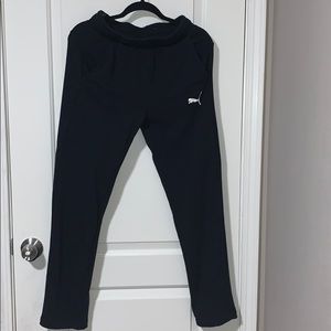 Black Puma Sweatpants